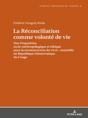 cover image of La Réconciliation comme volonté de vie